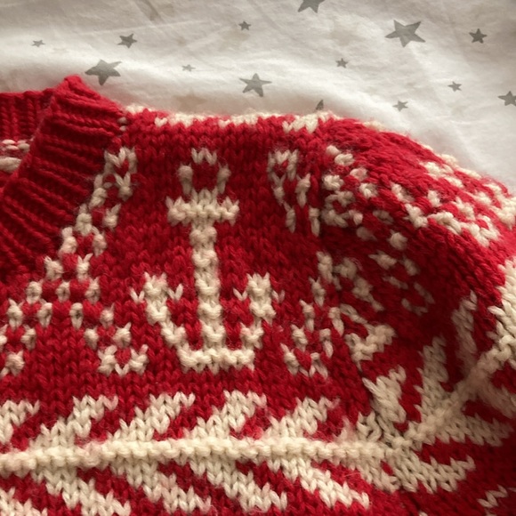 Vintage NORDSTROM hand knit marine sweater S - Picture 8 of 8